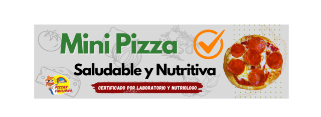 MINI PIZZA SALUDABLE Y NUTRITIVA pizzas emiliano