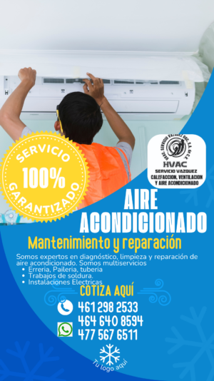 HVAC Mantenimiento aire acondicionado y Multi Servicios