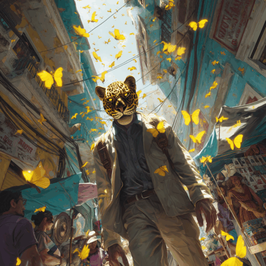 teywaz9439_Magical_realism_painting_a_man_with_a_jaguars_head_1aadf3b9-b5b5-4f73-ab0c-50d7edfc39cf_2