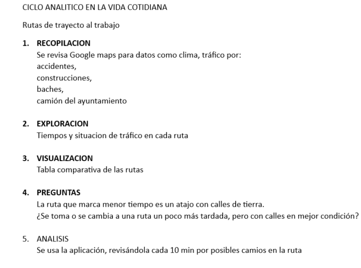 Analisis de datos en la vida cotidiana