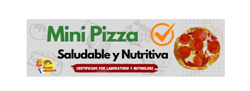 MINI PIZZA SALUDABLE Y NUTRITIVA pizzas emiliano